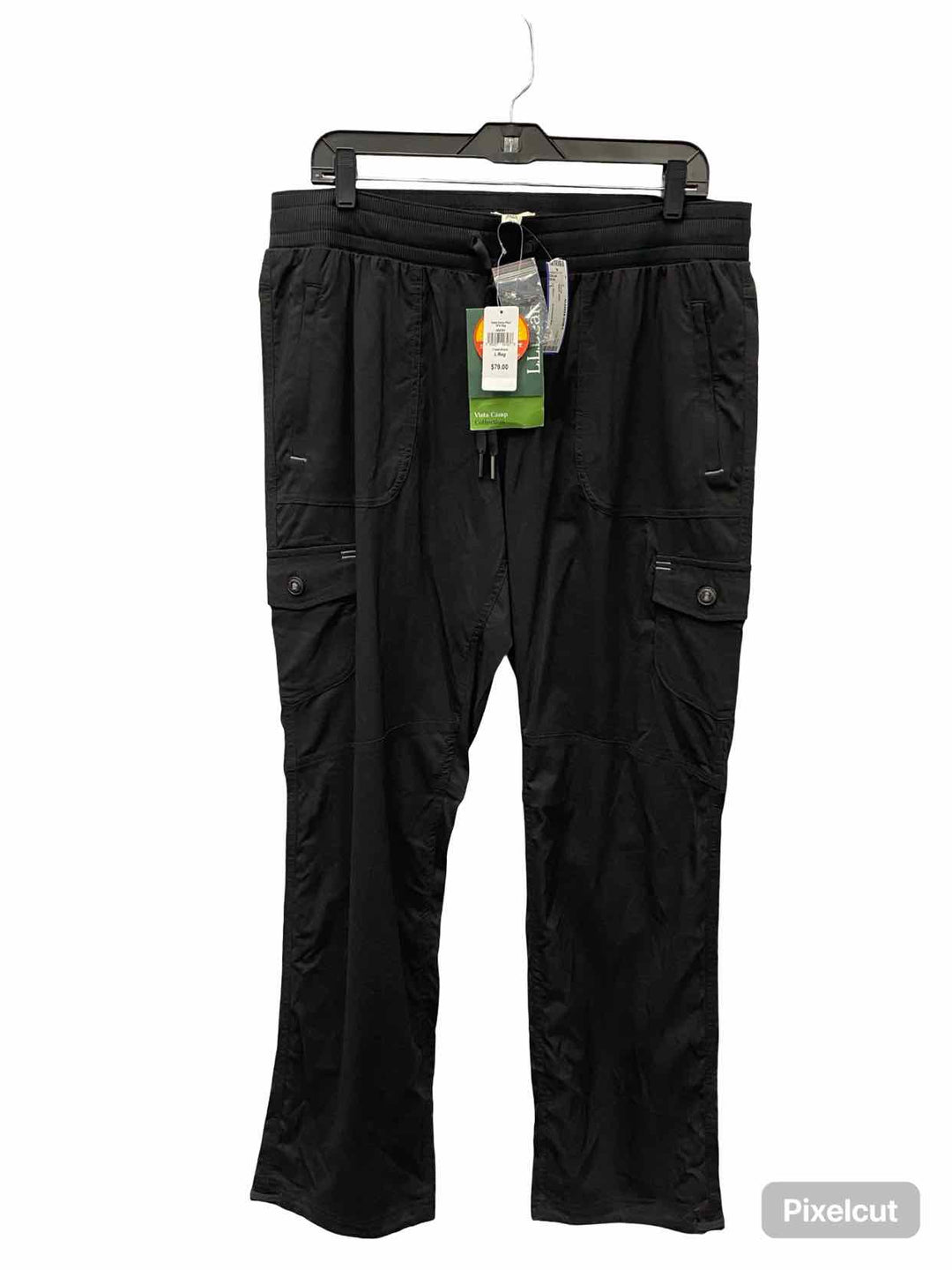 LL Bean Size L Black Pants