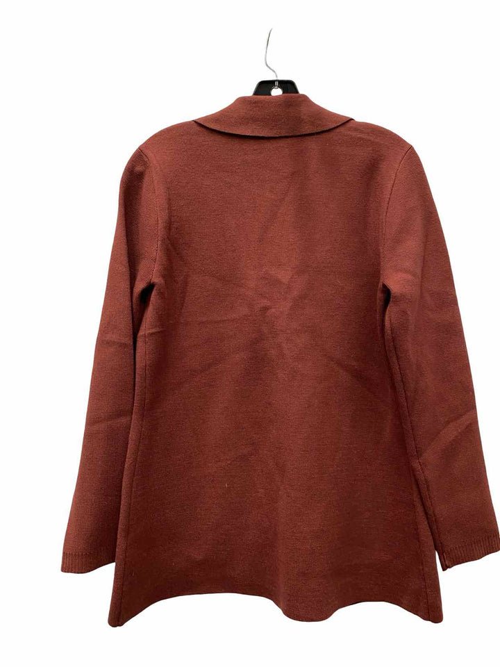 Tahari Size M Burgundy Jacket