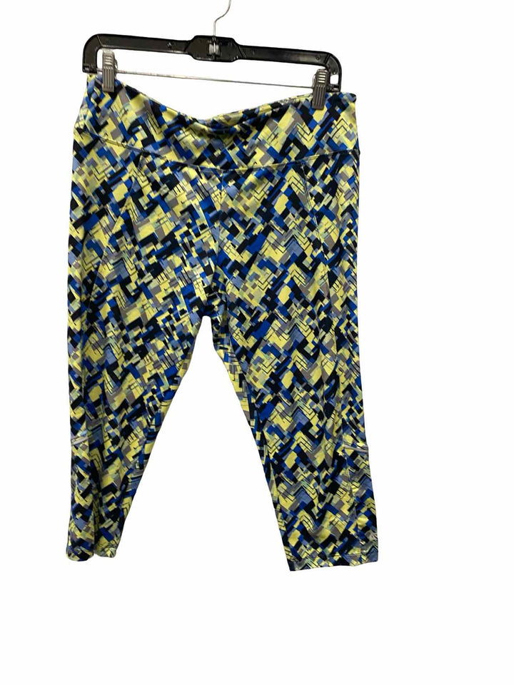 Marika Size L Green Blue Athletic Pants