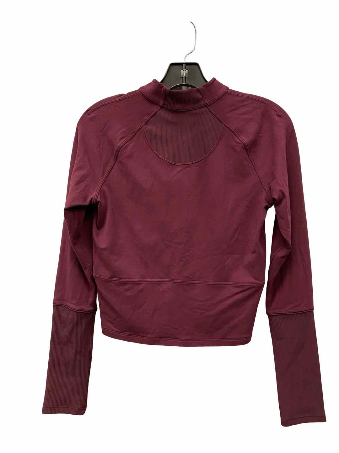 Lululemon Size 6 Marroon Athletic Long Sleeve