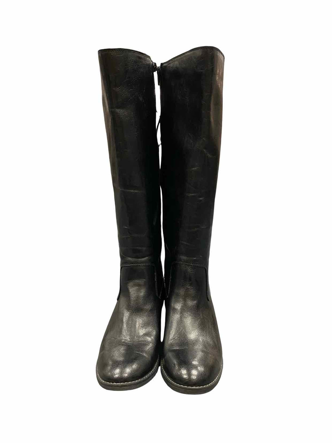 Sofft Shoe Size 9 Black Leather Sharnell 2 Boots(knee)