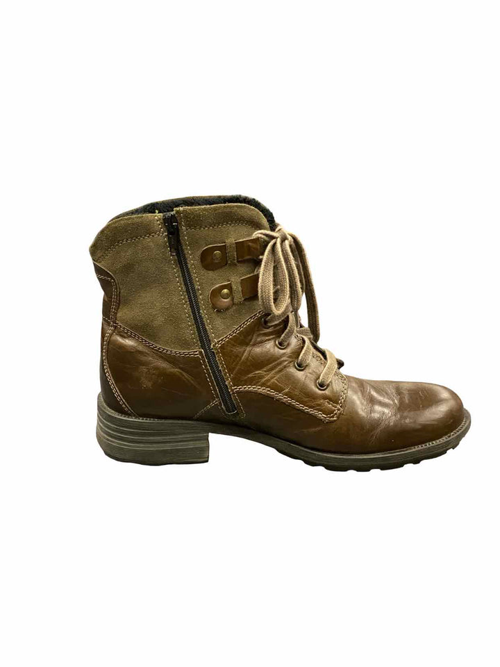Josef Seibel Shoe Size 41 Brown Leather Boots(Ankle)