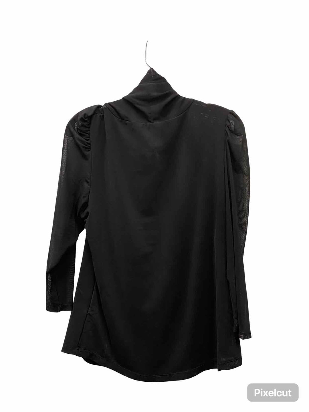 Tahari Size L Black Long Sleeve Shirts