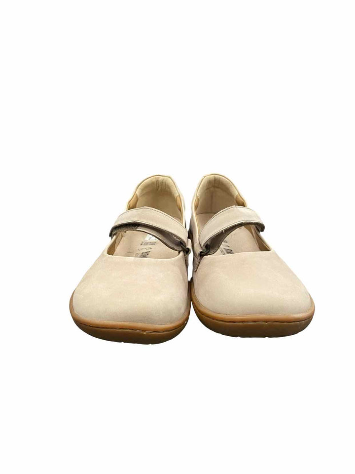 Birkenstock Shoe Size 39 Beige Leather Lora Flats