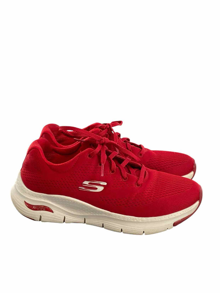 Skechers Shoe Size 7.5 Red Sneakers