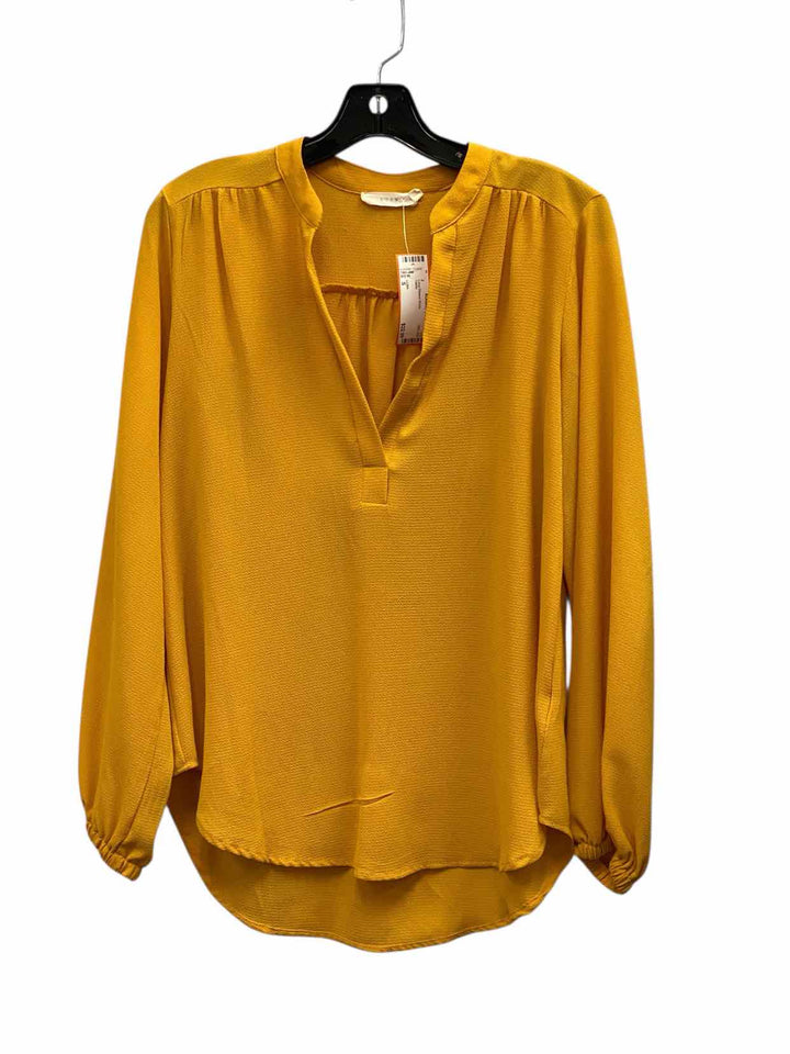 LUSH Size S Yellow Long Sleeve Shirts