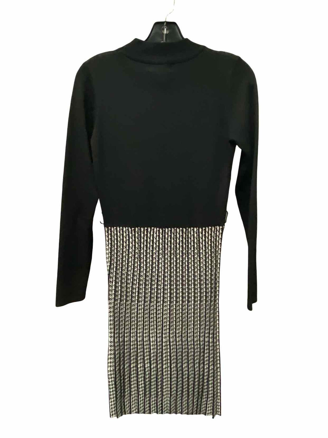 LIPSY london Size 10 Black White Stripe Dress