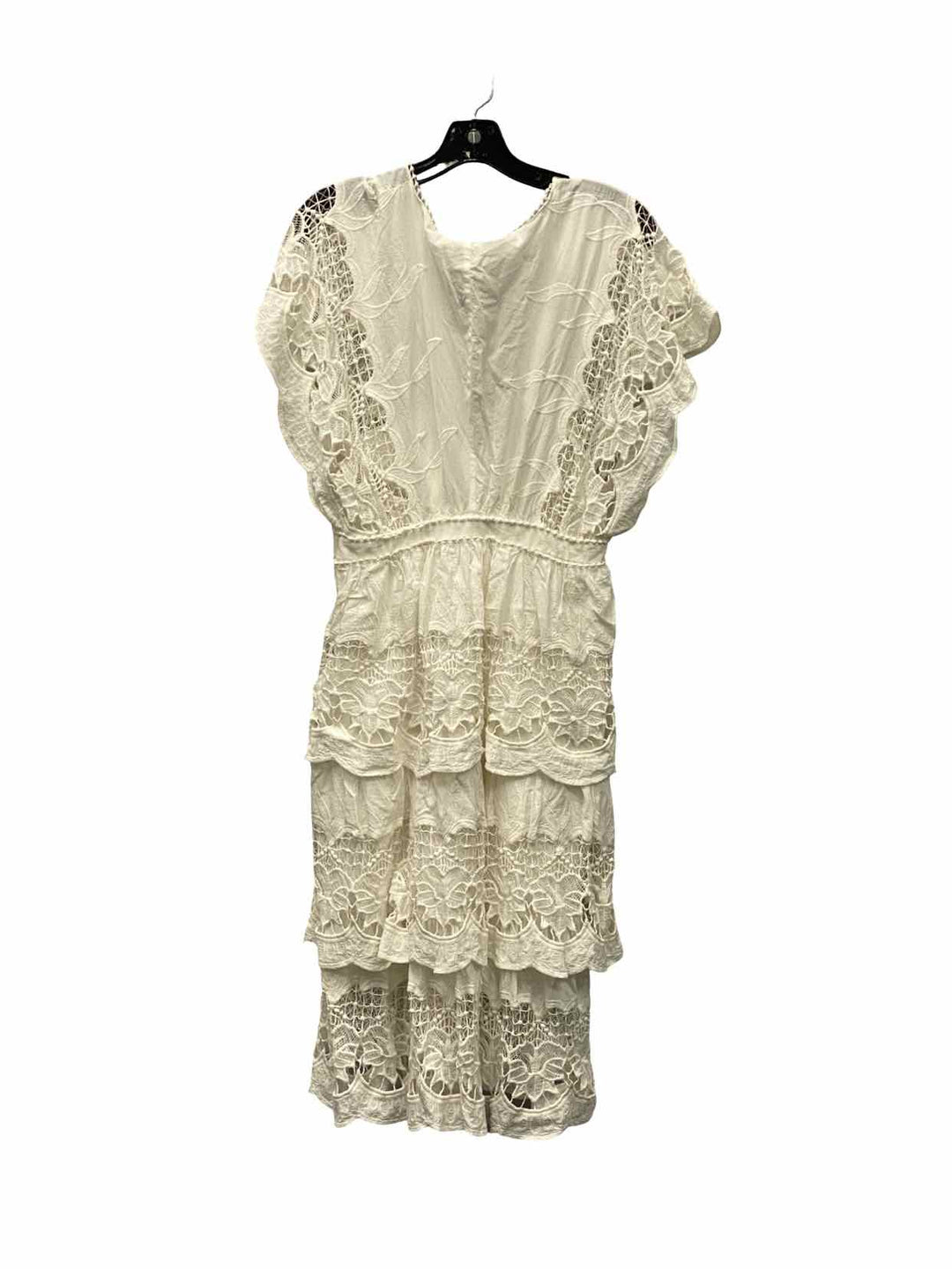 Farm Size M White 100% cotton Dress