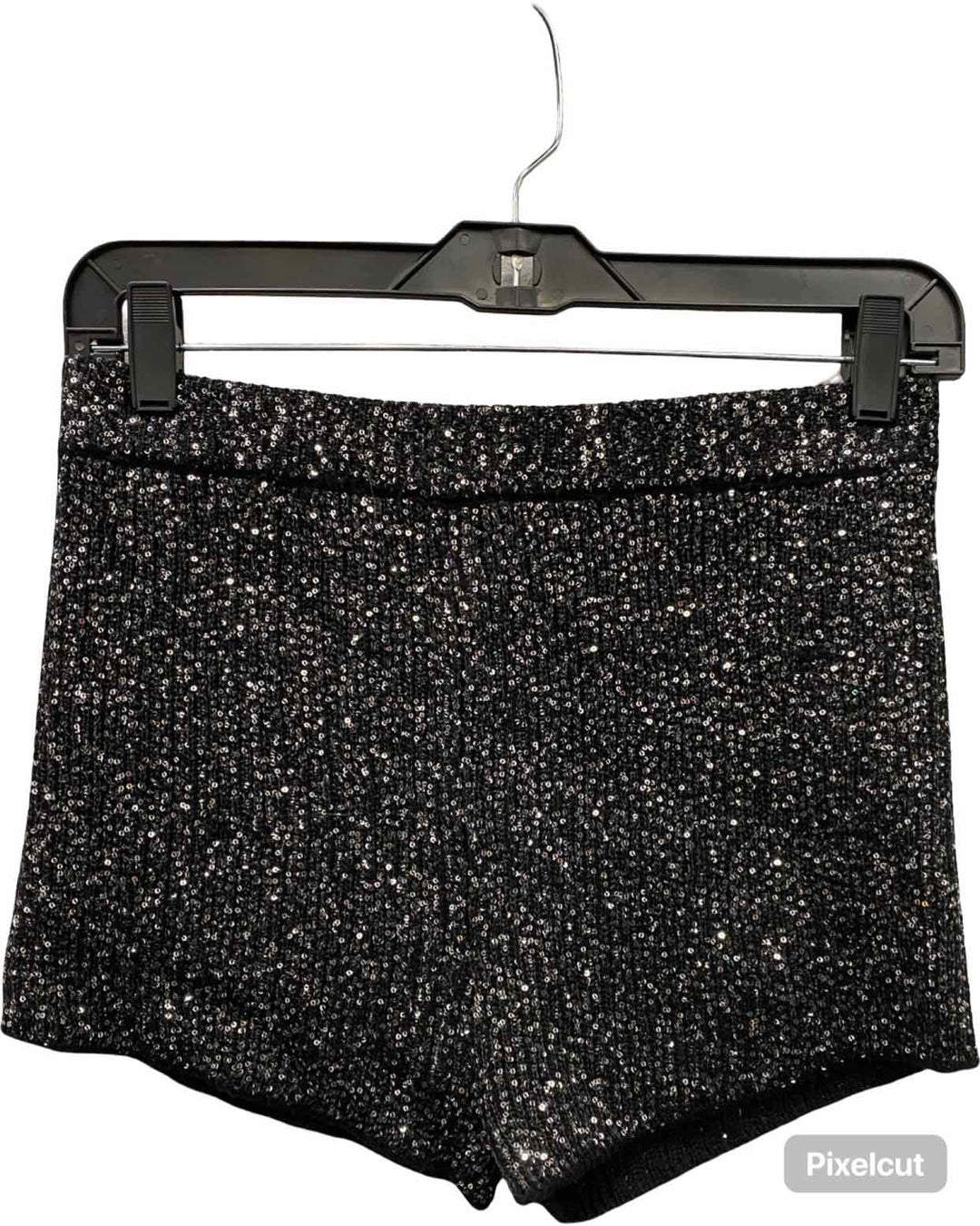 Future Collective Size S Black Sparkly Shorts