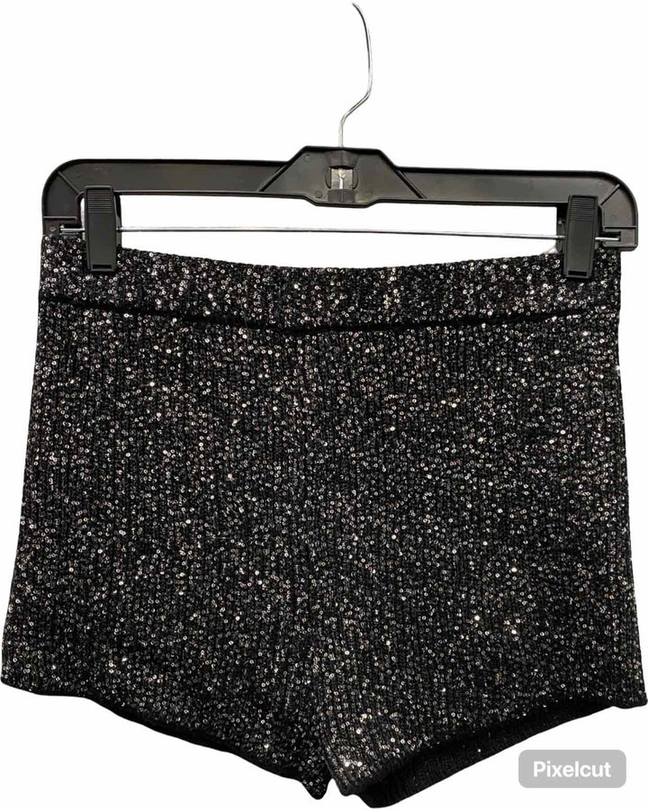Future Collective Size S Black Sparkly Shorts