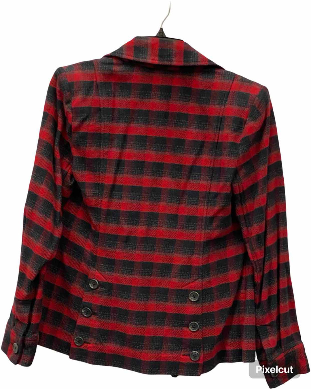 Cabi Size XS Black Red Plaid Cotton Jacket (Outdoor)
