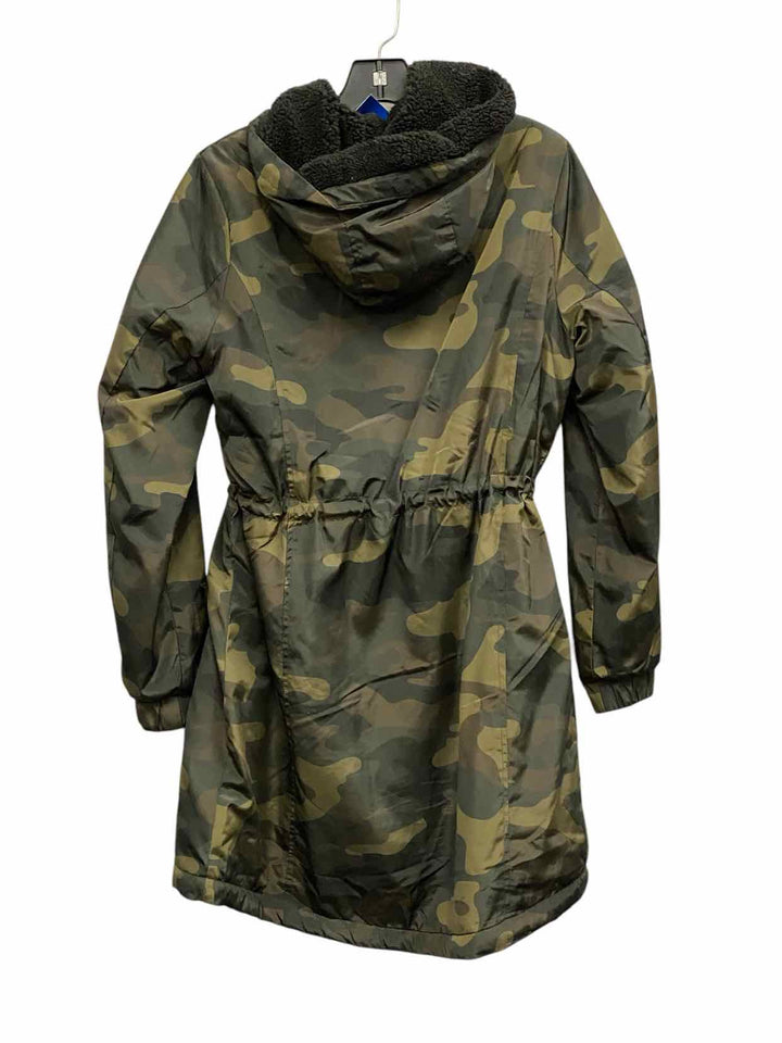 Lucy Brand Size S Green camo print Coat(Long)