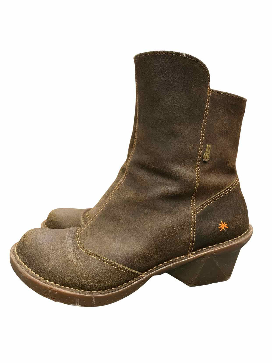 The Art Company Shoe Size 41 Brown Leather Boots(Ankle)