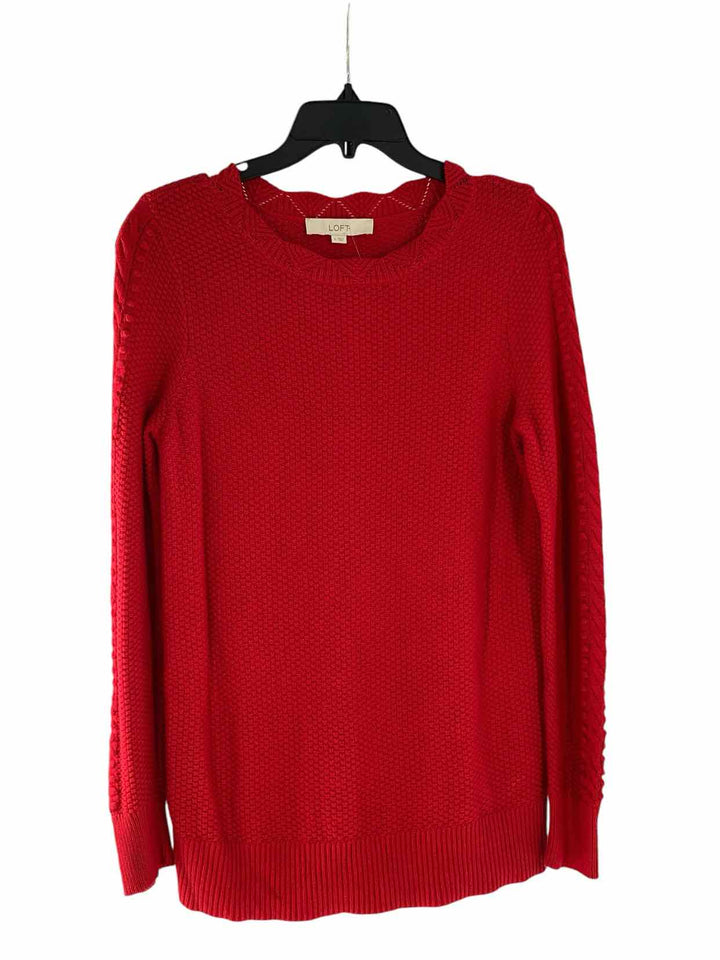 Loft Size S Red Sweater