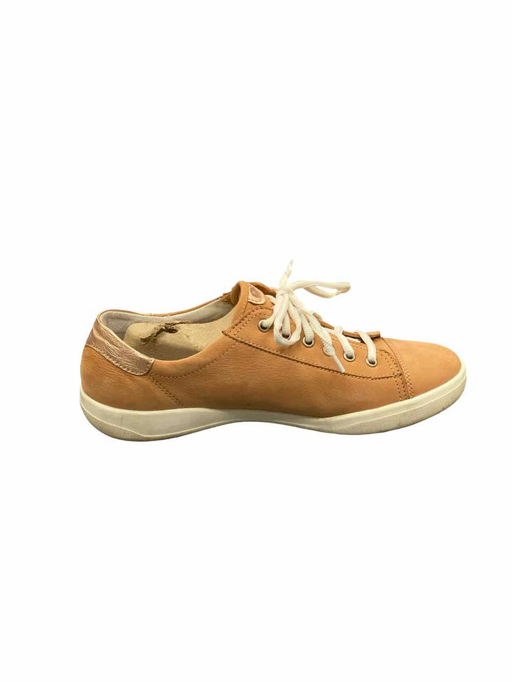 Josef Seibel Shoe Size 42 Tan Rose Gold Leather Sina 11 Sneakers
