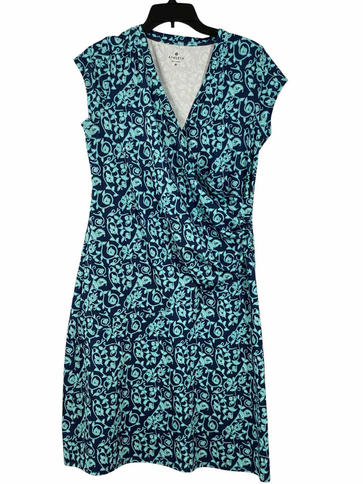 Athleta Size M Blue Dress