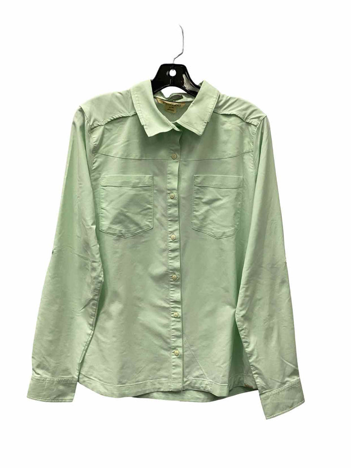Exofficio Size XL Cyan Long Sleeve Shirts
