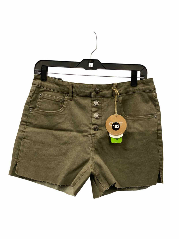 Oat New York Size 30 Green Denim Shorts