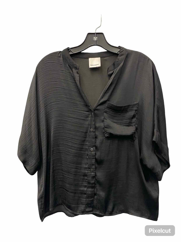 Industry Size S Black Short Sleeve Shirts
