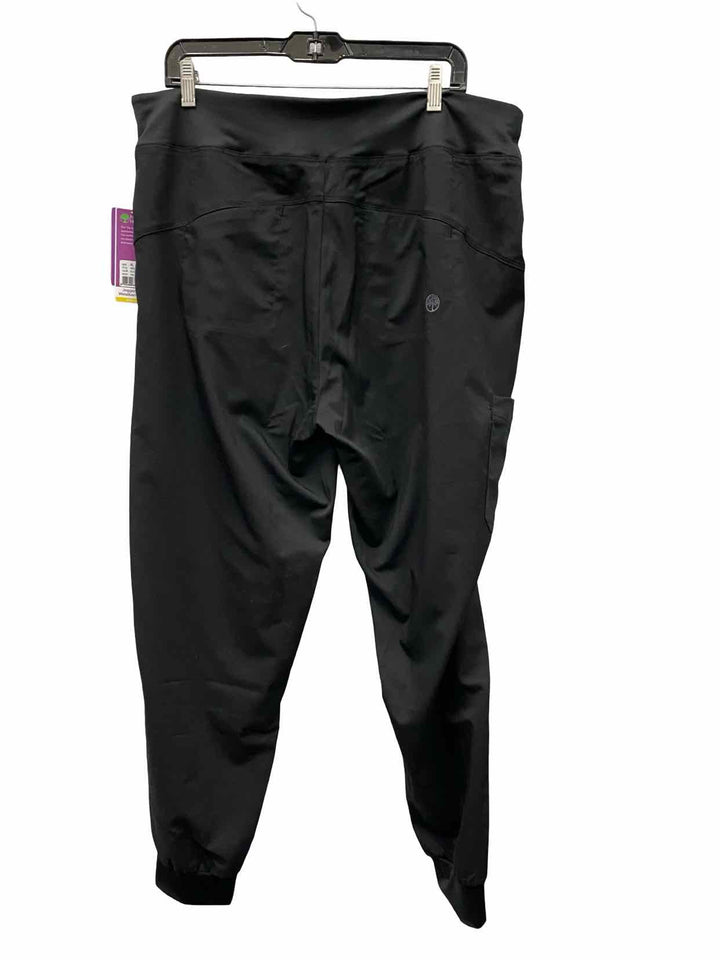 Healing Hands Size XL Black Athletic Pants