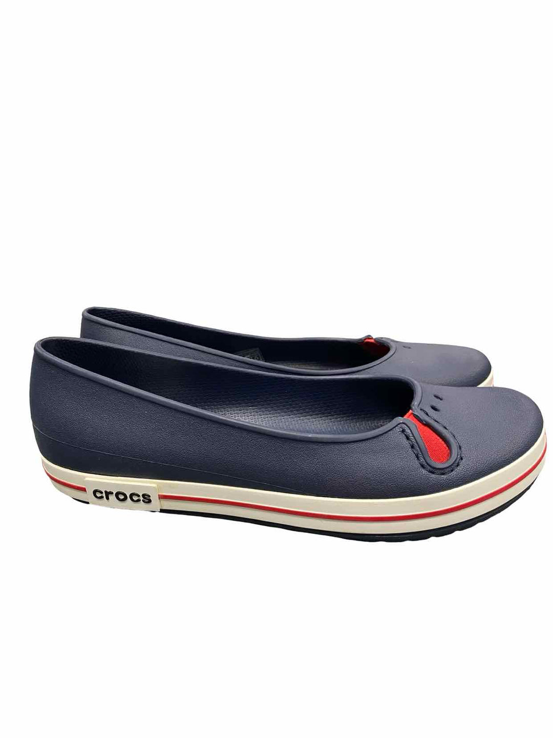 Crocs Shoe Size 6 Navy Crocband Flats