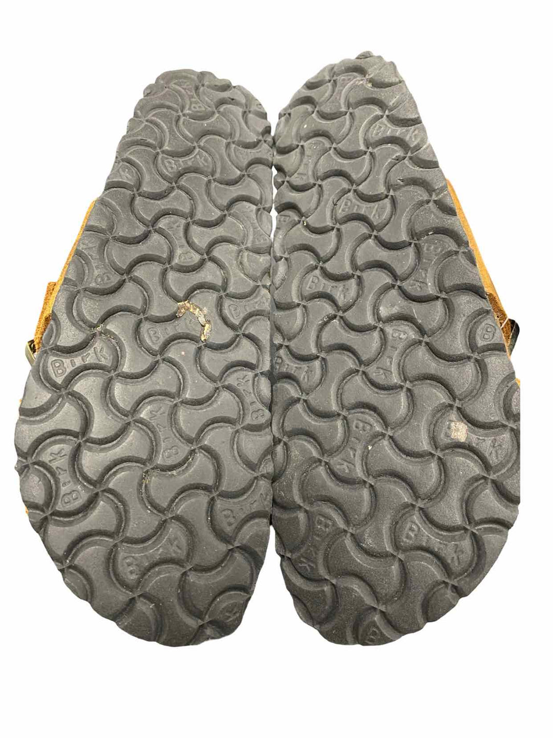 Birkenstock Shoe Size 38 Gold Brown Leather Siena Sandals