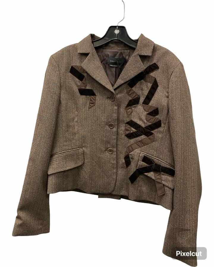 BCBG Maxazaria Size L Brown Jacket