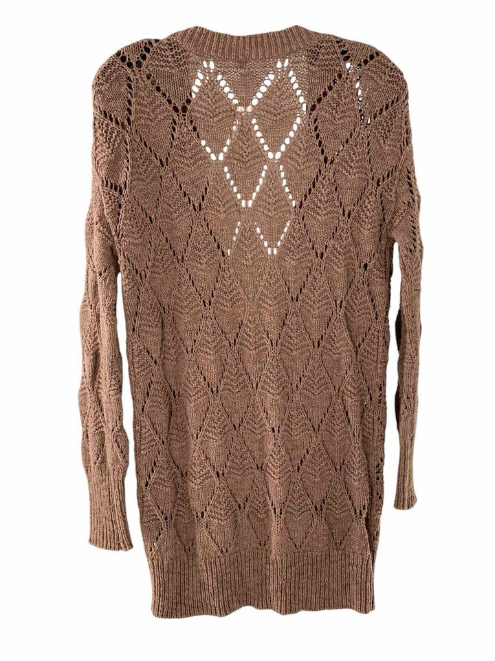 Frenchi Size S Brown Loose Knit Sweater