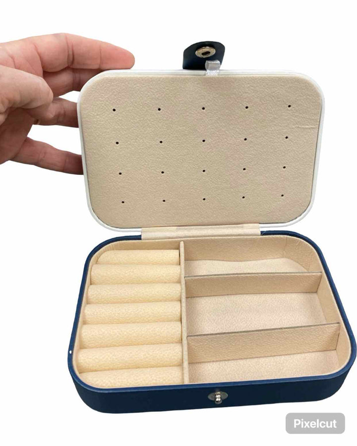 Blue Travel Jewelry Box Misc. Accessory