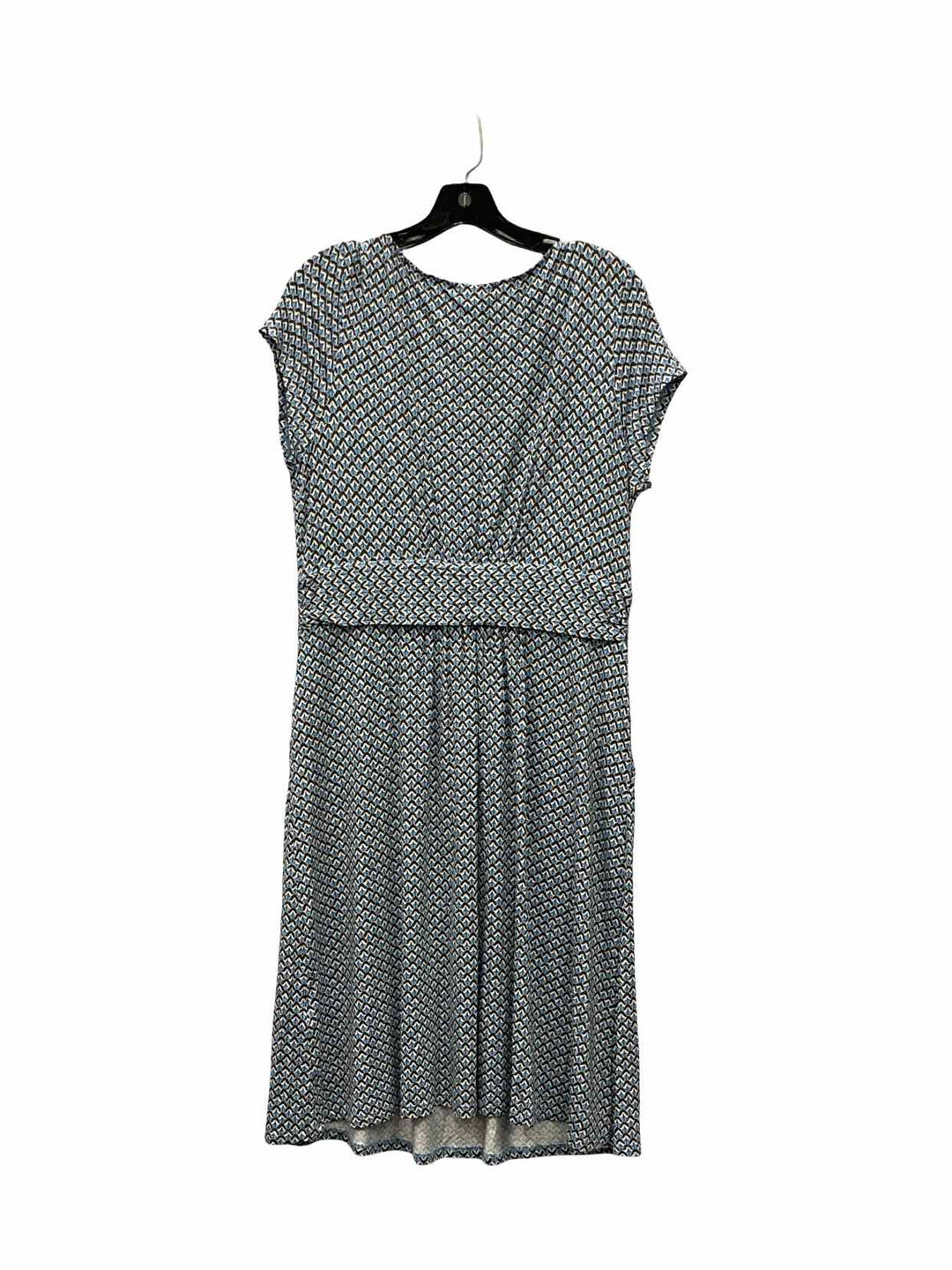 Boden Size 12 Blue Print Dress