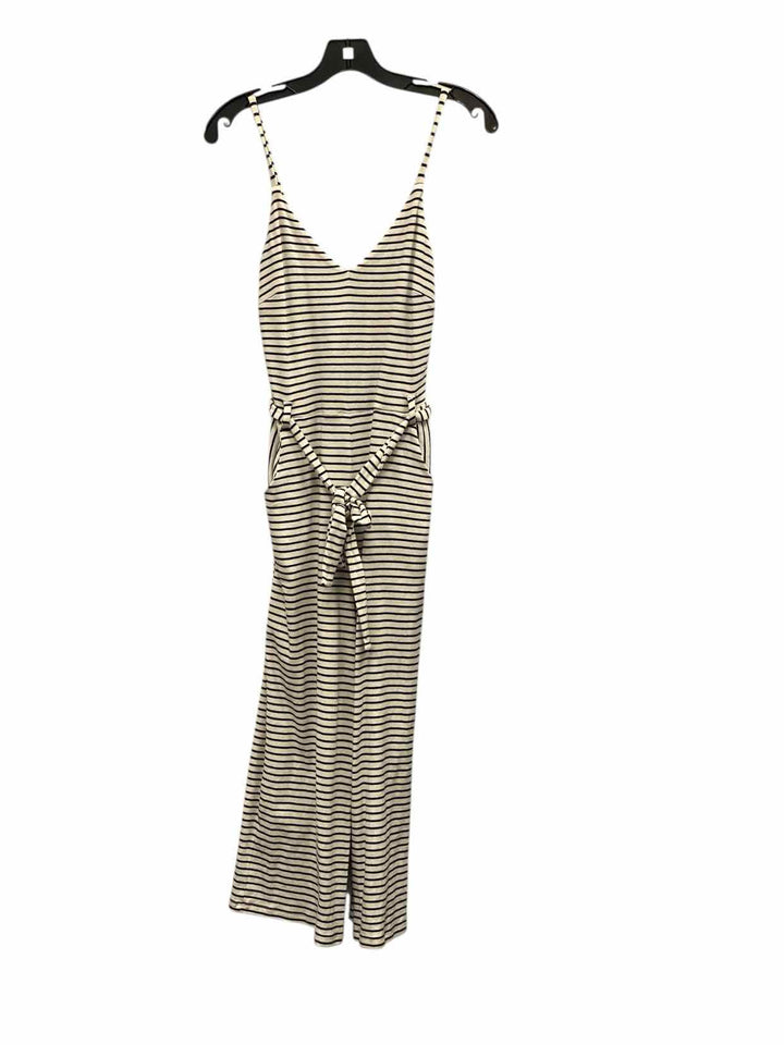 Monteau Size S Blue/White Striped Dress