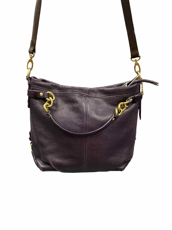 COACH Dark Egg plant Brooke Hobo (Style 14142) Purse