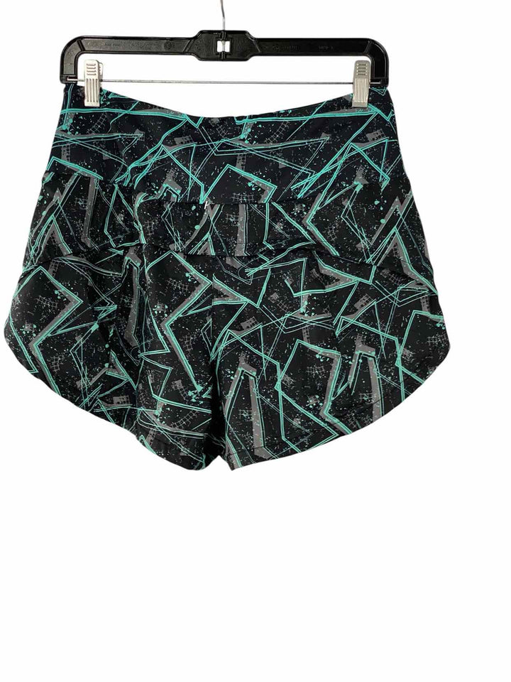 Constantly Varied Gear Size S Baby Blue Teal Print Athletic Shorts