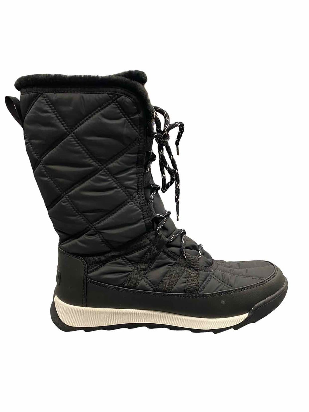 Sorel Shoe Size 9 Black Waterproof Whitney II Tall Lace Boots(knee)