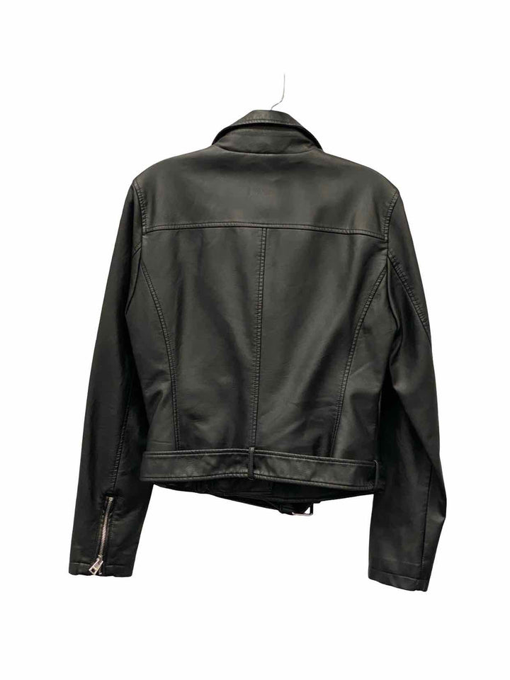 Levi's Size M Black Polyurethane Jacket