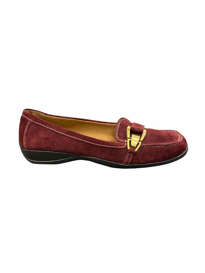 Naturalizer Shoe Size 9 Red Suede Loafers
