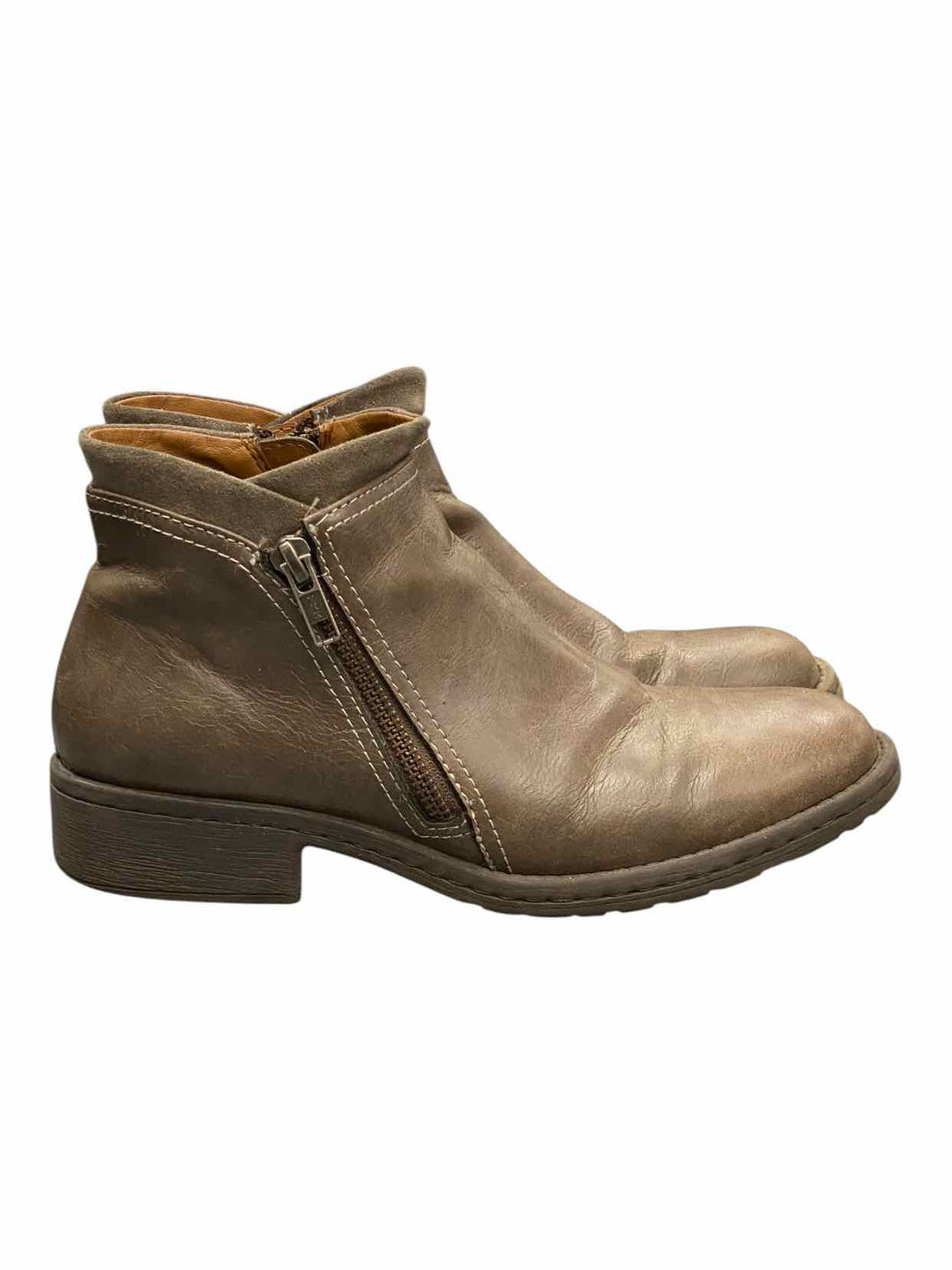 Sofft Shoe Size 7.5 Taupe Manmade Boots(Ankle)