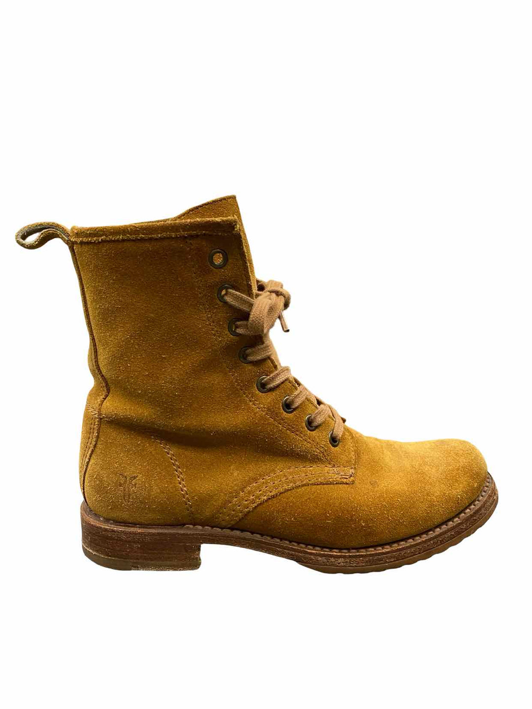 Frye Shoe Size 9 Brown Suede Combat Boots(Ankle)