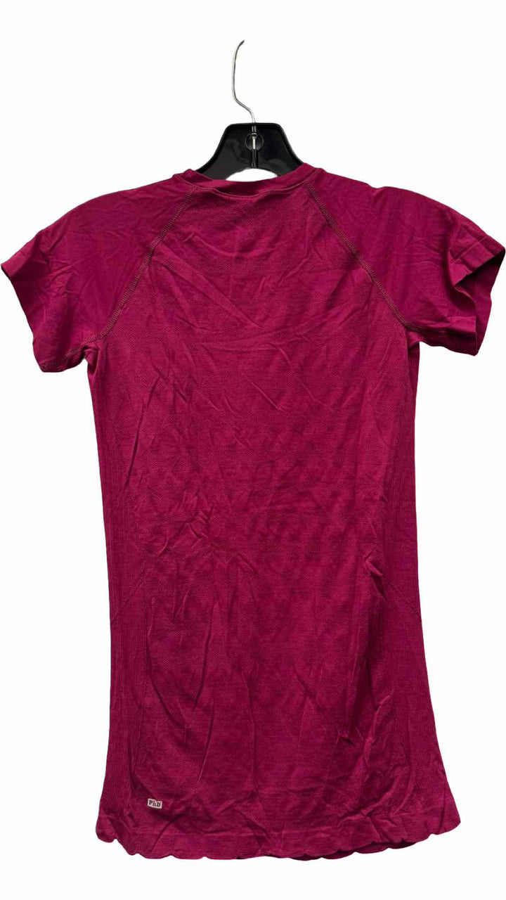 Smartwool Size XS Pink Athletic Short Sleeve
