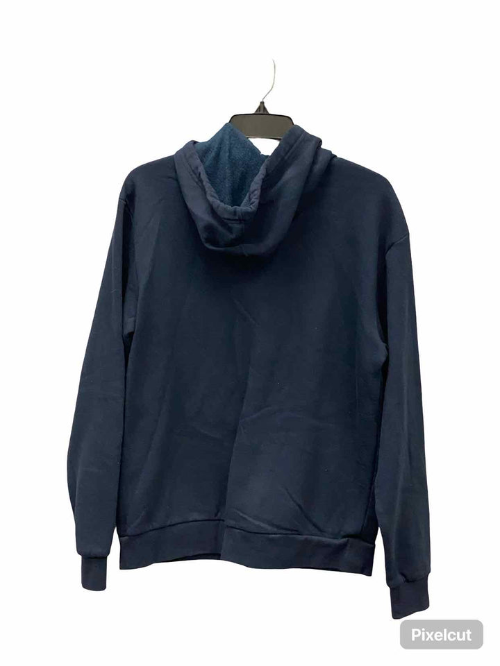 frost + fur Size M Navy Bear Hoodie Sweatshirt