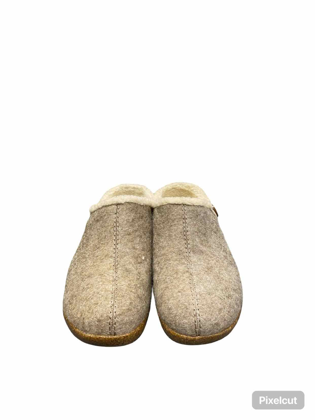 Earth Originals Shoe Size 7.5 Beige Fleece Lined Clogs