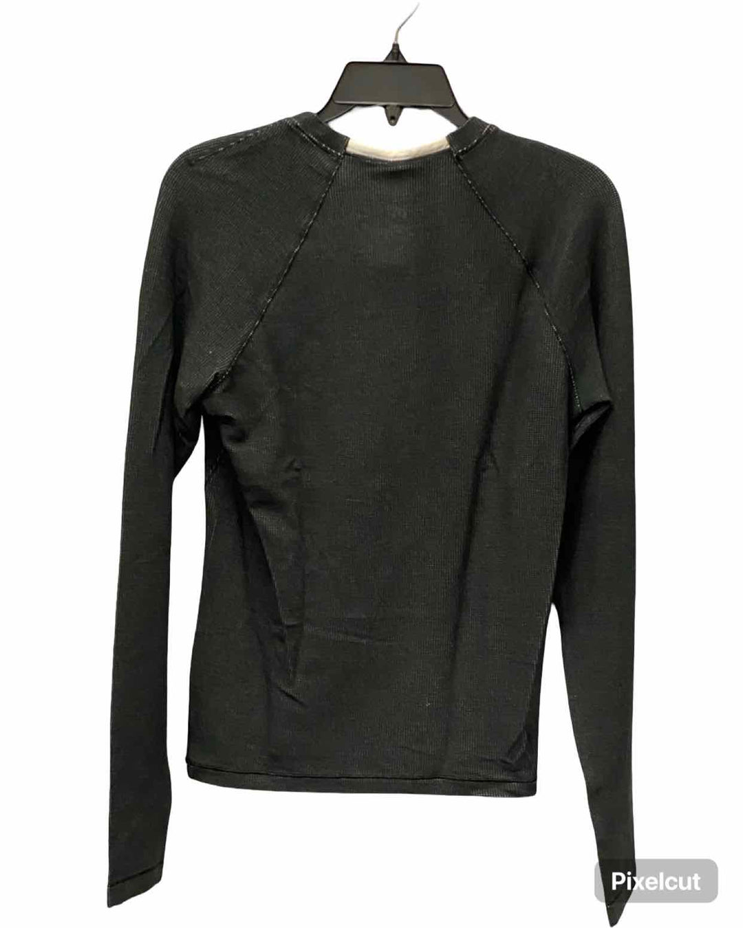 Lululemon Size L Black White Athletic Long Sleeve