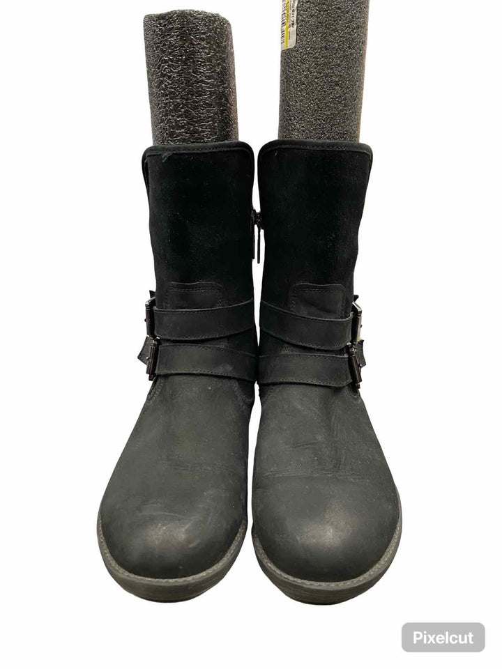 Blondo Shoe Size 8.5 Black Leather Water Proof Tula Boots(Ankle)