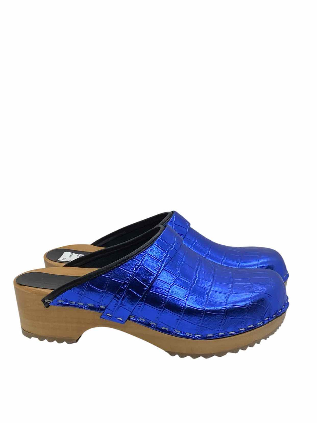 Bjork Shoe Size 8 Blue Clogs