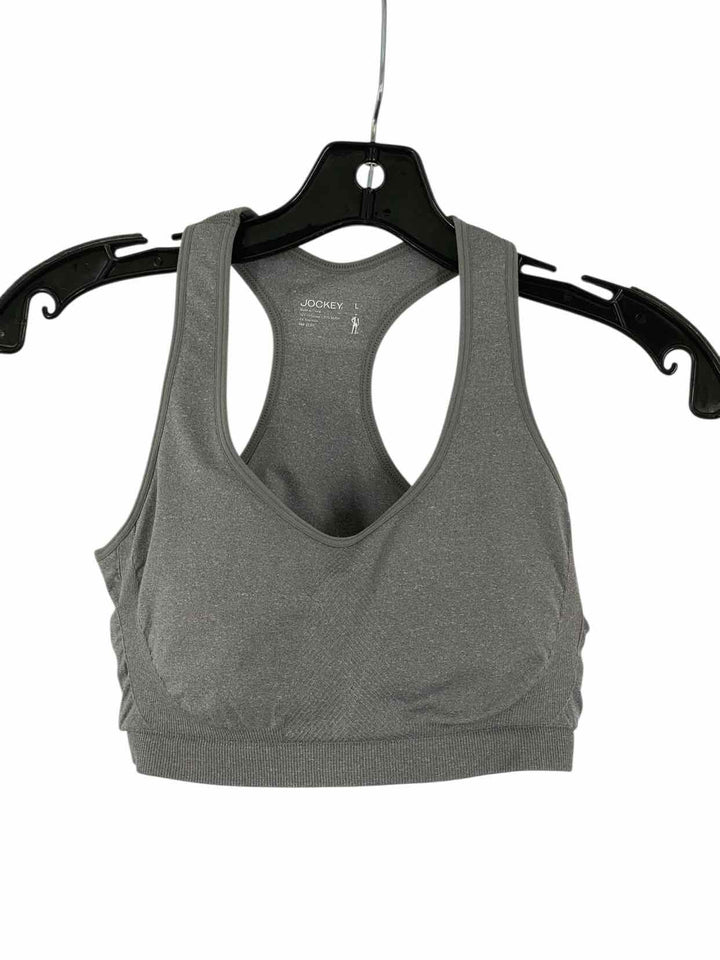 Jockey Size L Grey Athletic Bra