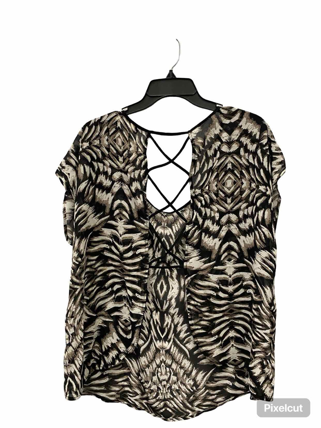 Torrid Size 1X Brown White Tank Top