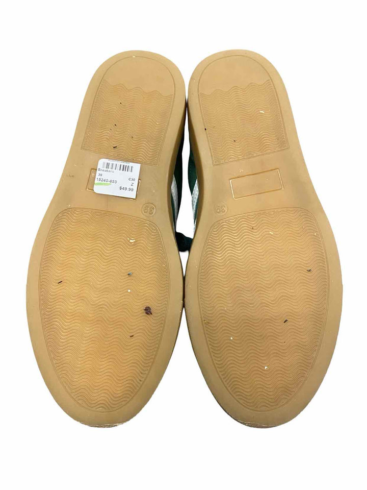Cruza Shoe Size 39 Green Suede Sneakers