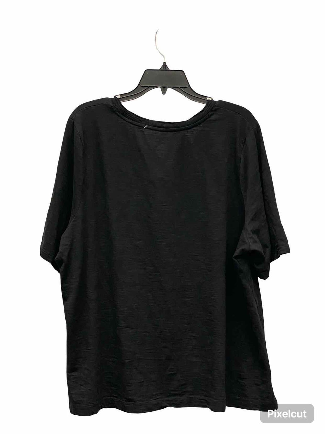 Chico's Size XXL Black Short Sleeve Shirts