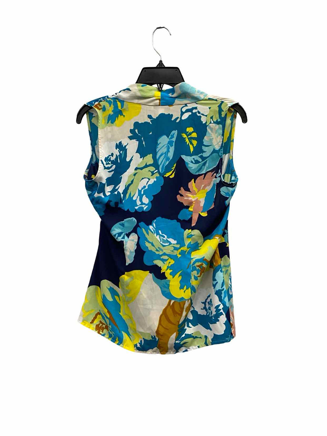 Cabi Size XS Blue Yellow Floral Tank Top