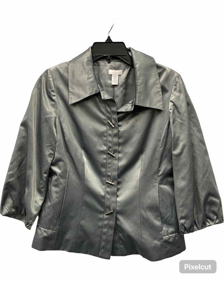 Chico's Size 0(4) Green Jacket